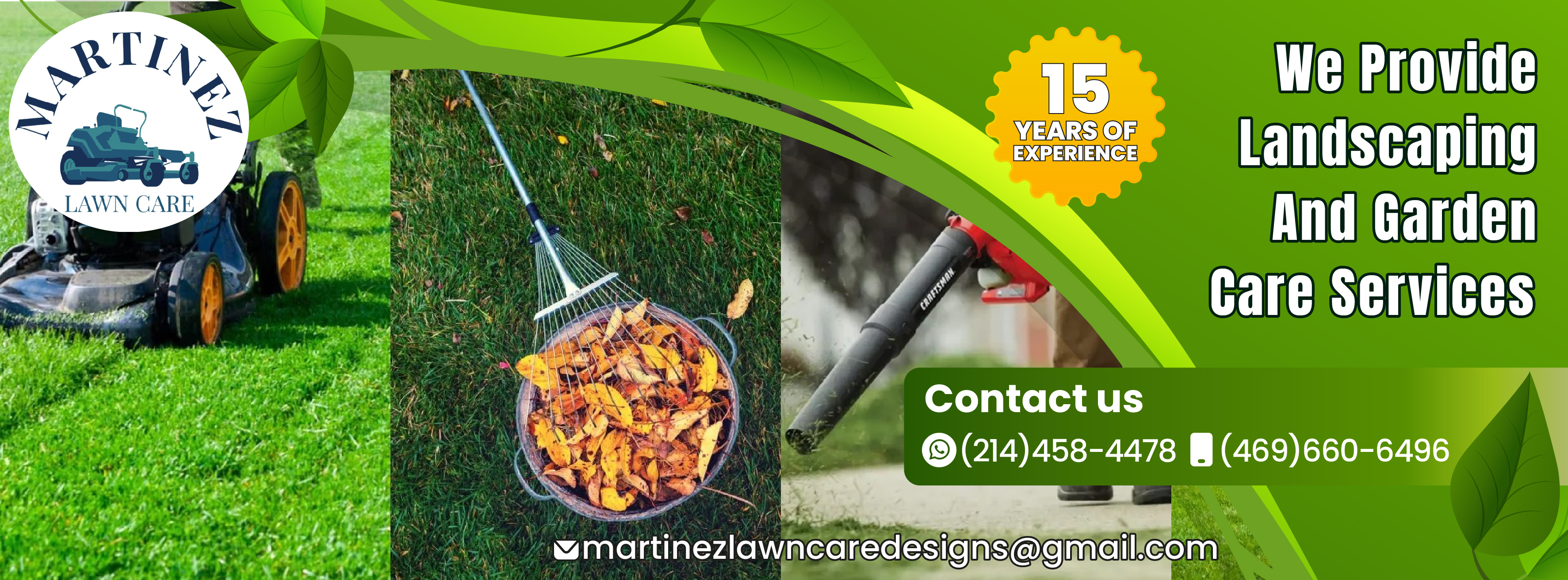 Flyer Martinez Lawncare Designs